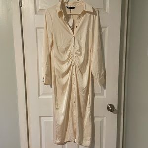 NWT Zara cream dress